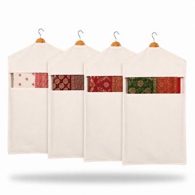 Hanging Cotton Saree Covers With Zip
