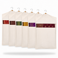 Hanging Cotton Saree Covers With Zip